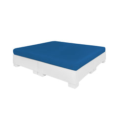 Ledge Lounger Affinity Square Sunbed With Flat Cushion